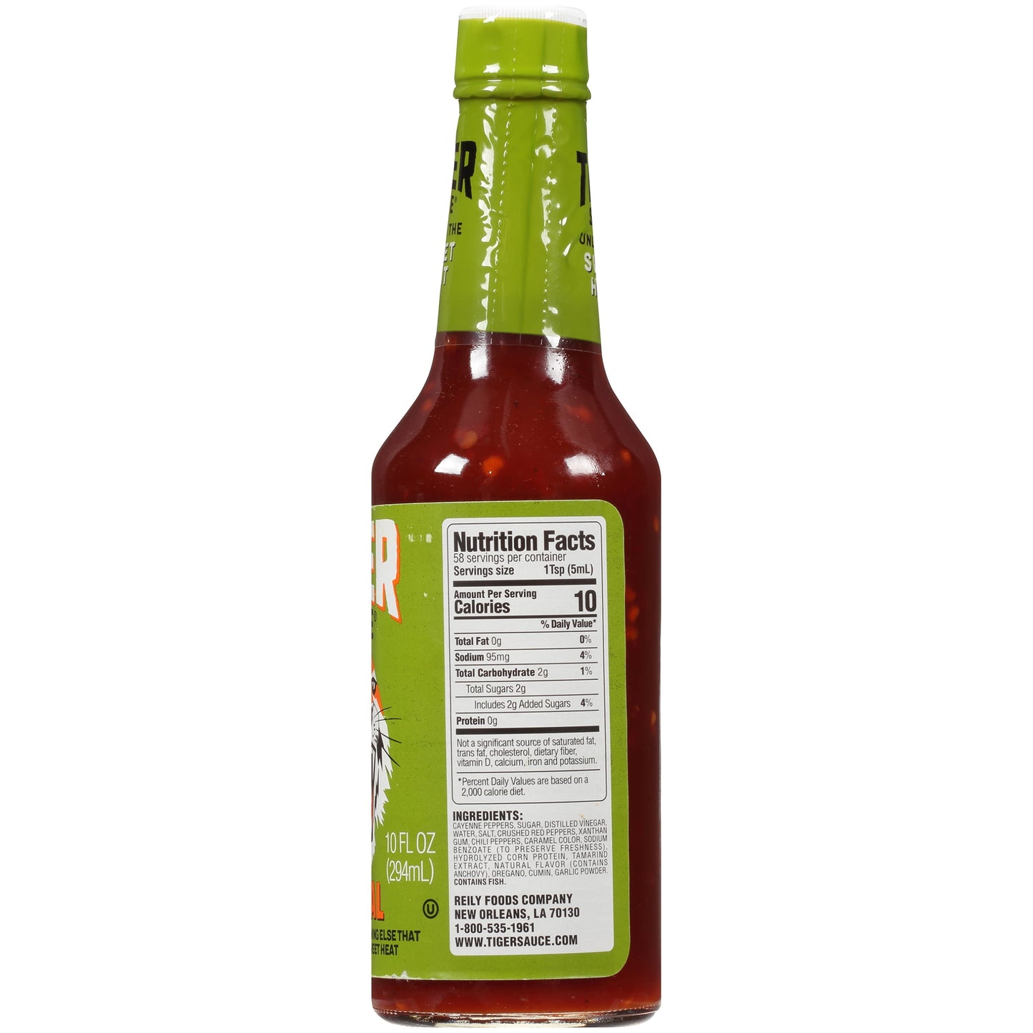 Tiger Sauce Original Hot Sauce, 10 Fl Oz Bottle