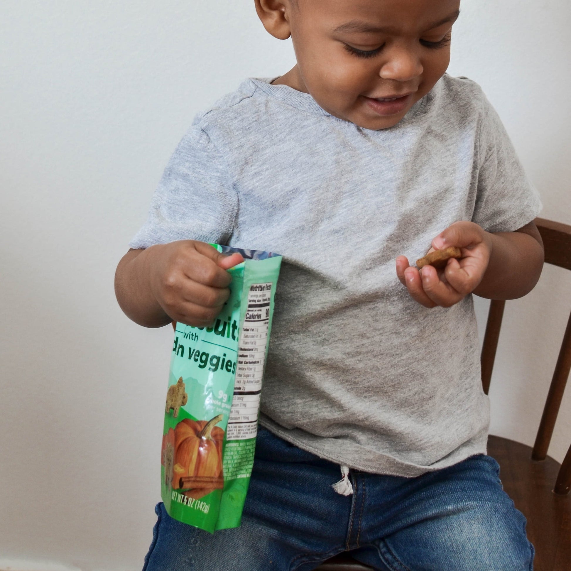 Dino Biscuits with Prebiotics Blueberry Yogurt Baked Toddler Snack, 5 Oz Bag