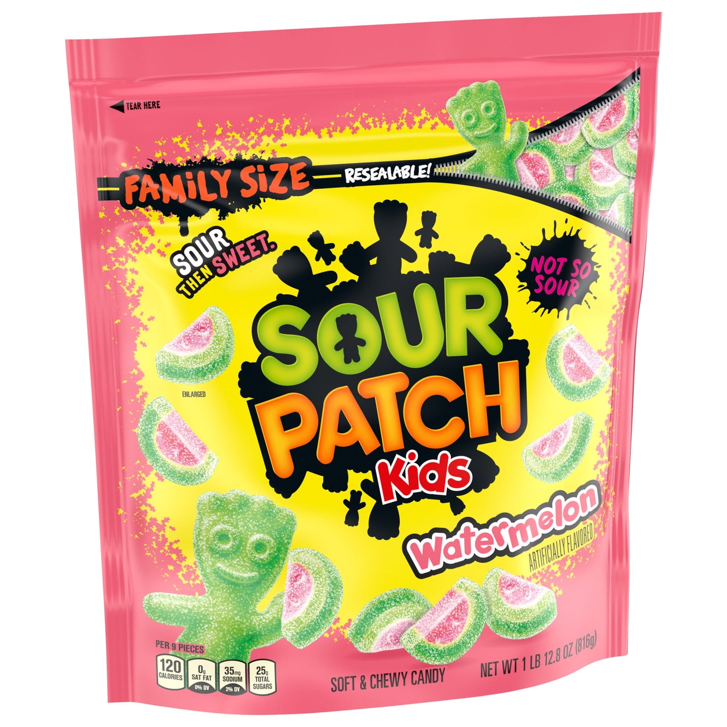 Watermelon Soft & Chewy Candy, Family Size, 1.8 Lb Bag