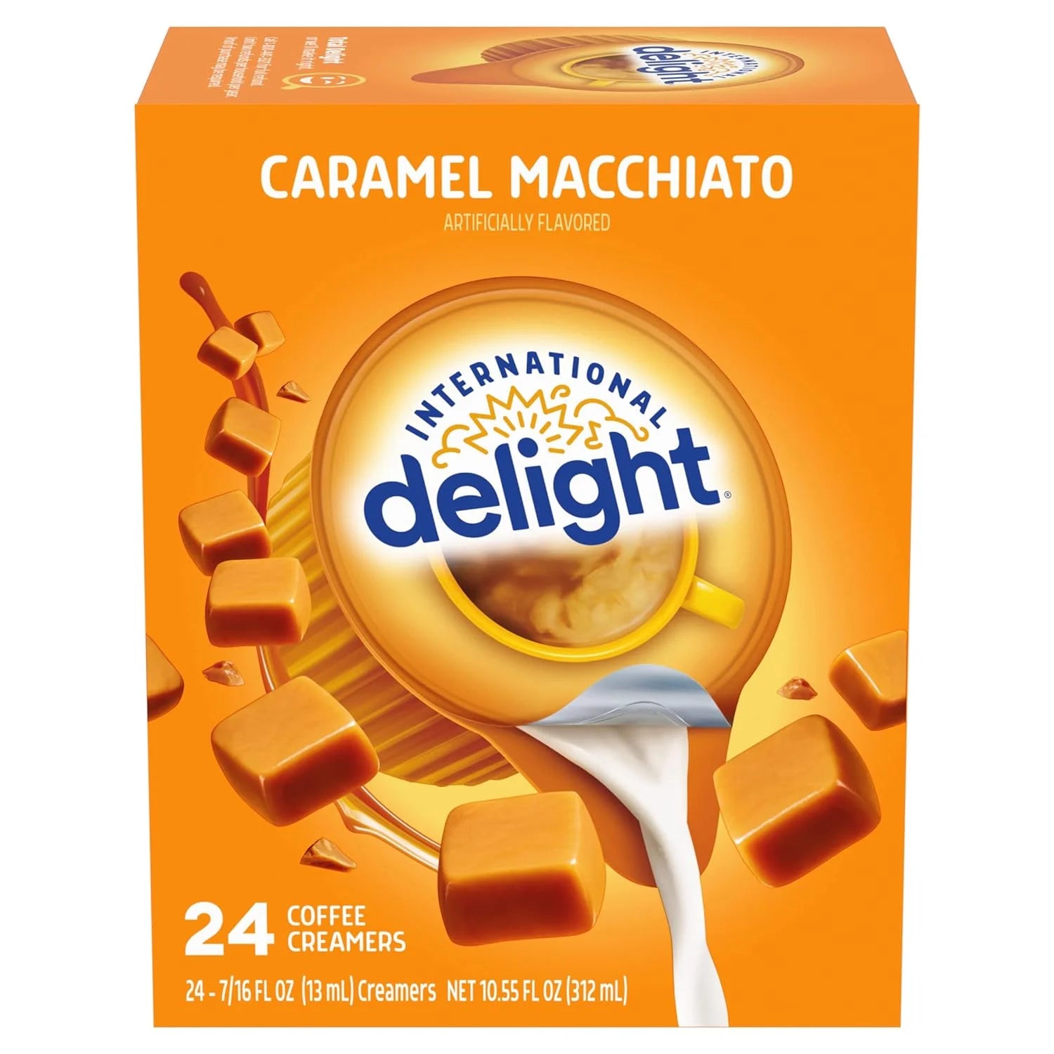 Caramel Macchiato Coffee Creamer Singles, 0.44 Fl Oz, 24 Count