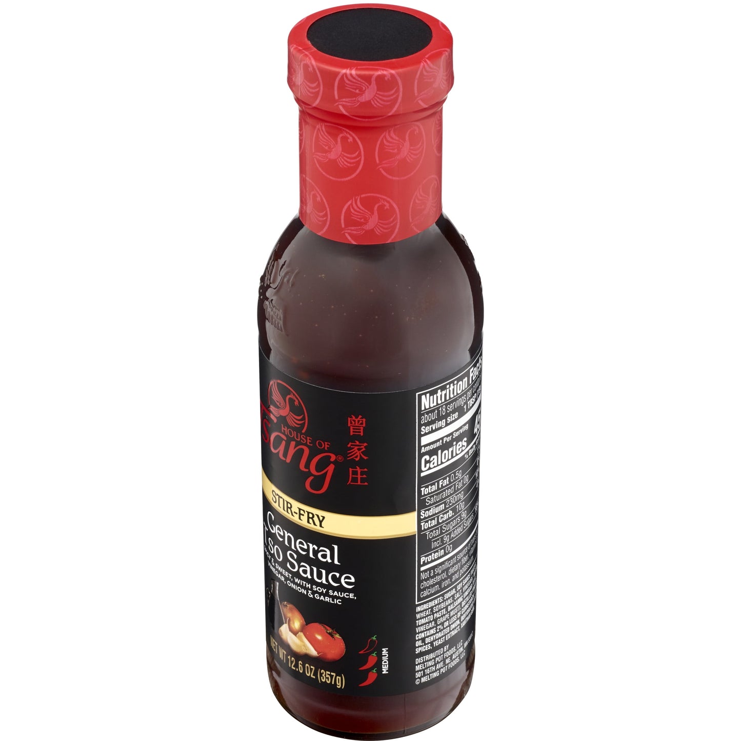 General Tso Stir-Fry Liquid Sauce, 12.6 Oz Glass Bottle