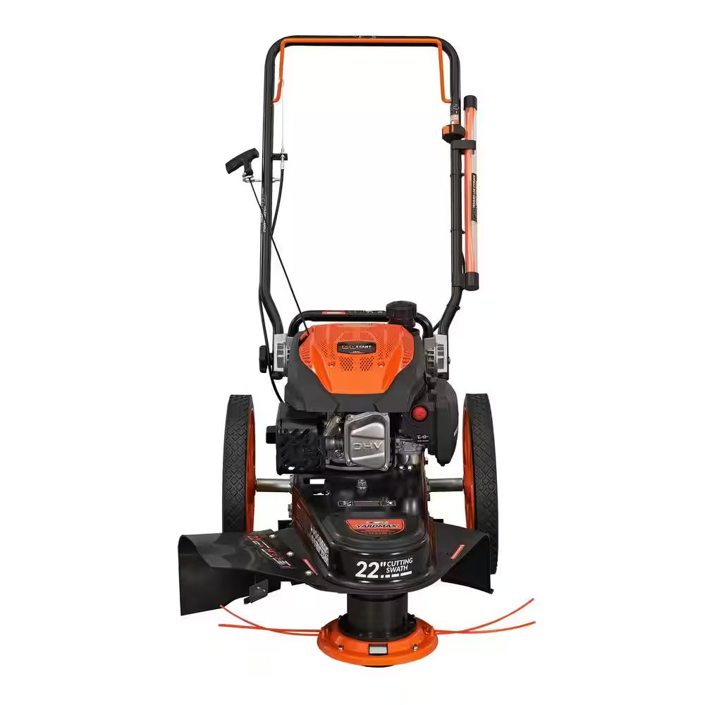 22 In. 170Cc Gas Walk behind String Trimmer Mower