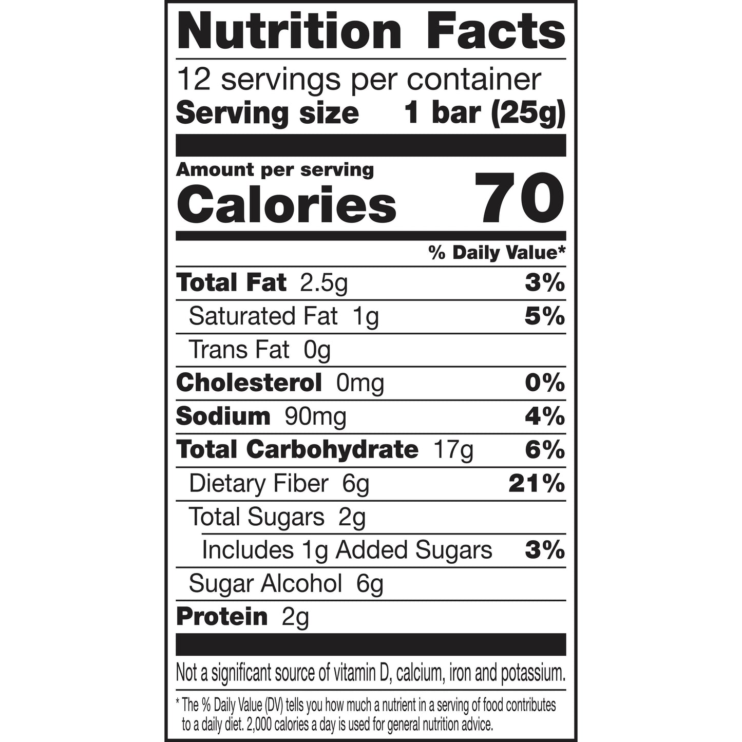 70 Calorie Soft-Baked Bars, Birthday Cake, Snack Bars, 12 Ct