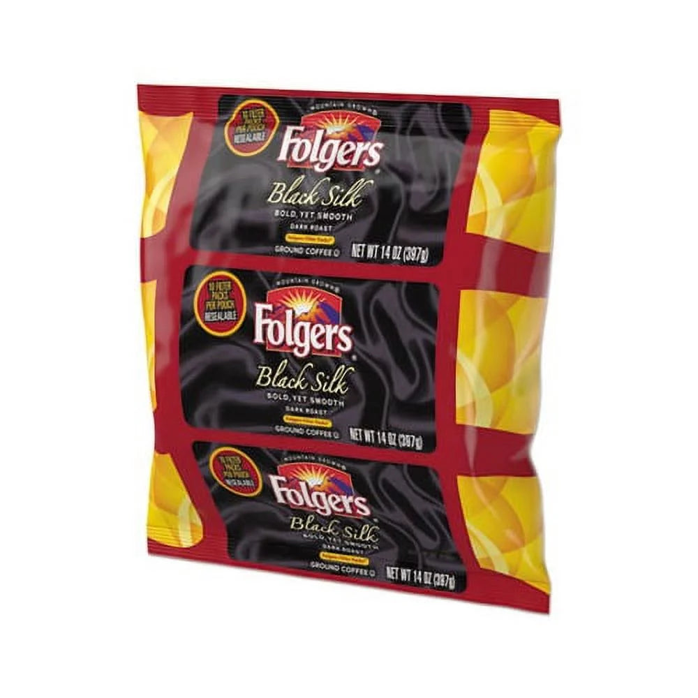 Smucker'S Coffee Filter Packs Black Silk 1.4 Oz Pack 40Packs/Carton 2550000016
