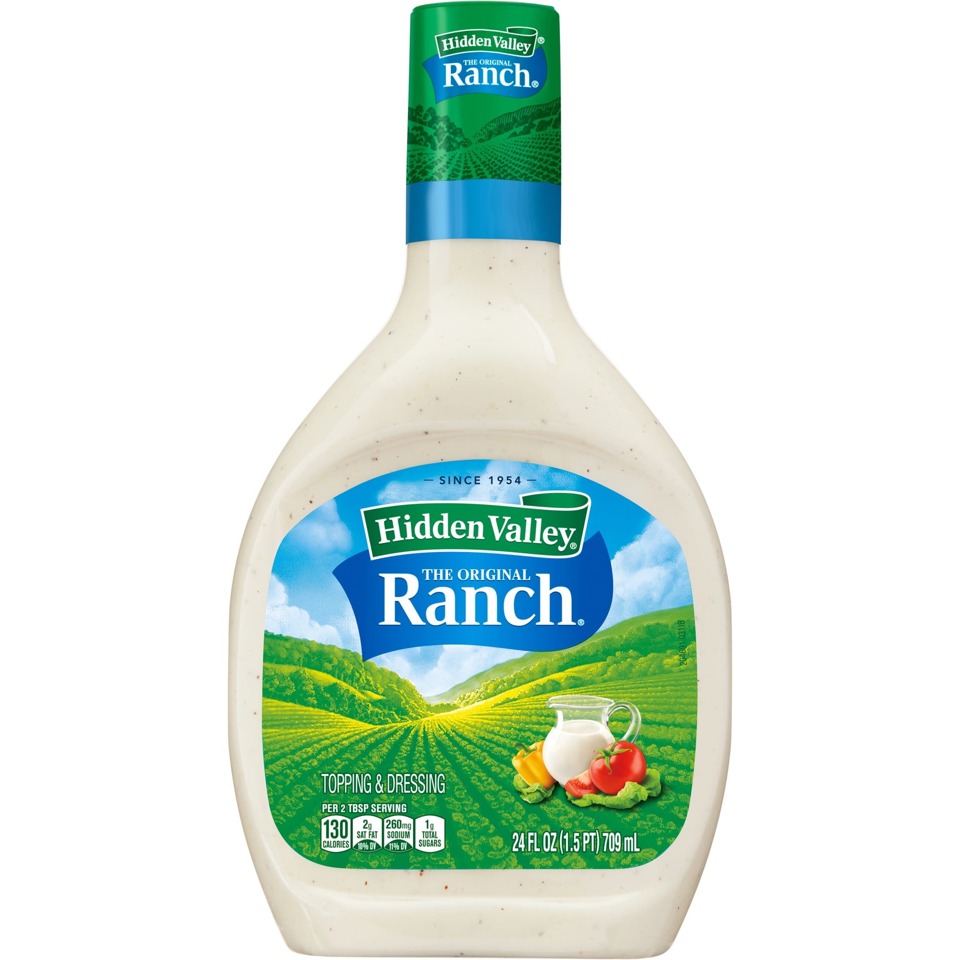 Gluten Free Original Ranch Salad Dressing and Topping, 24 Fl Oz