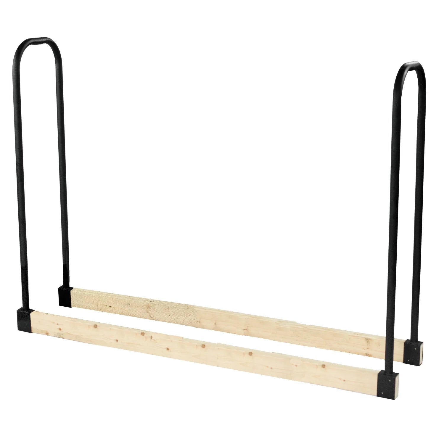 Outdoor Steel Brackets Adjustable Width Log Rack