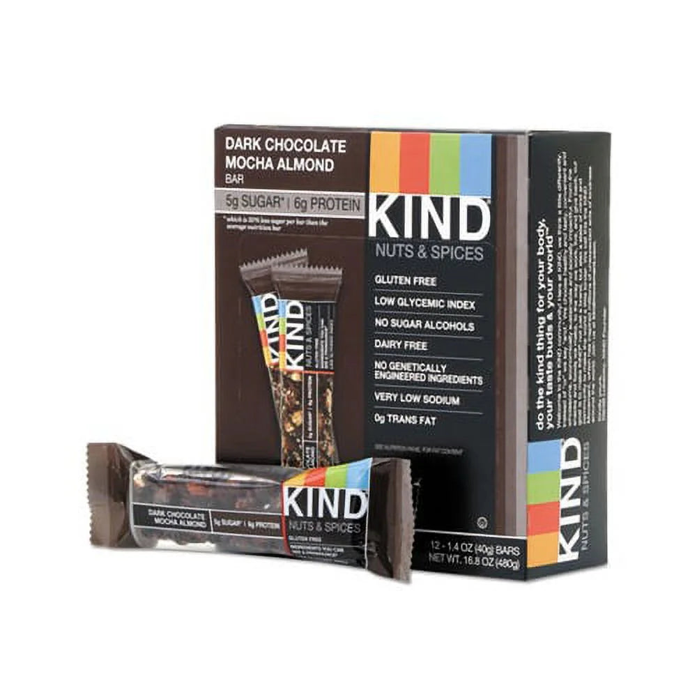 Healthy Snack Bar, Dark Chocolate Mocha Almond  Healthy Snack Bar, Dark Chocolate Mocha Almond