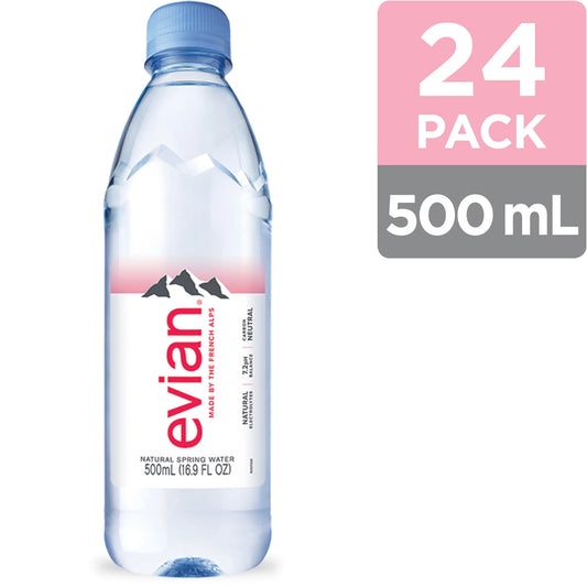 Natural Spring Water, 16.9 FL Oz, 24 Count Bottles