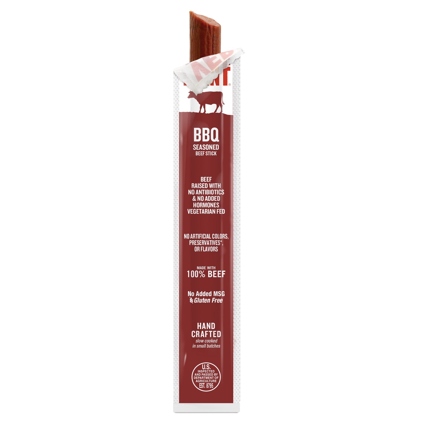 BBQ Seasoned Beef 1Oz Jerky Stick 24Ct Carton