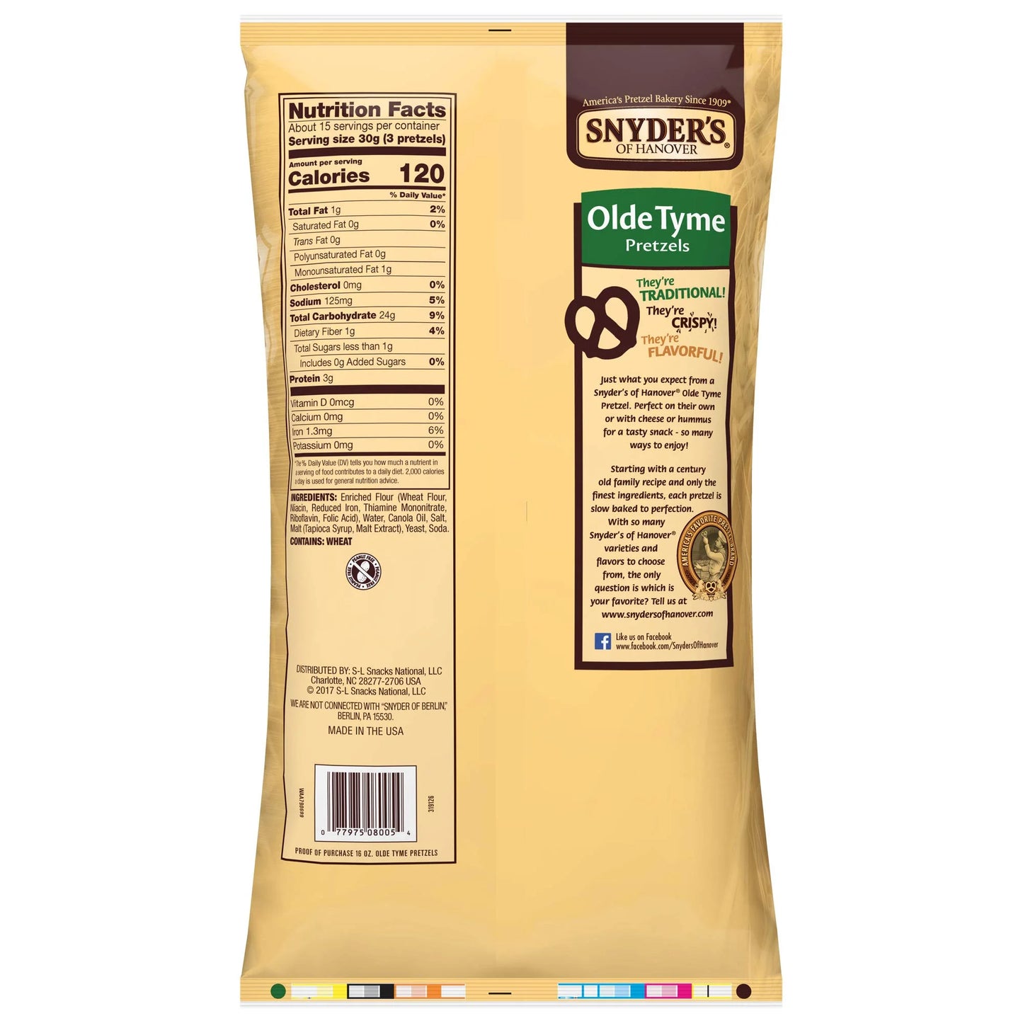 Olde Tyme Pretzel - 16 Oz - 2 Pk