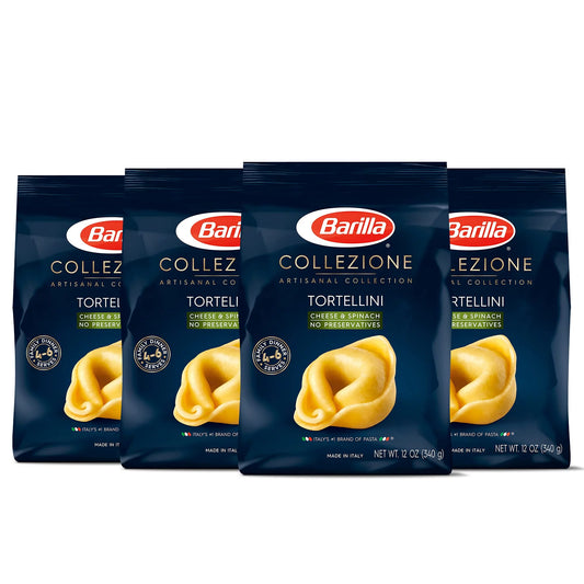 Collezione Cheese & Spinach Tortellini Pasta 12 Oz (Pack of 32)