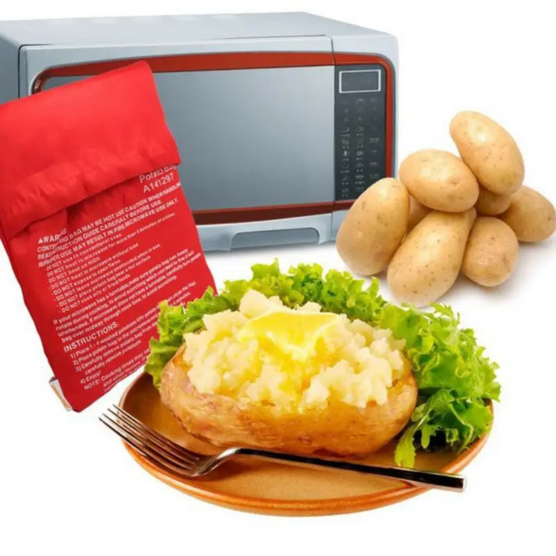 Time-Saving Roasted Potato Cooke Cooker Bag Microwave Baked Microwave Cooking Potato Reusable Baked Potato Microwave Baking Bag