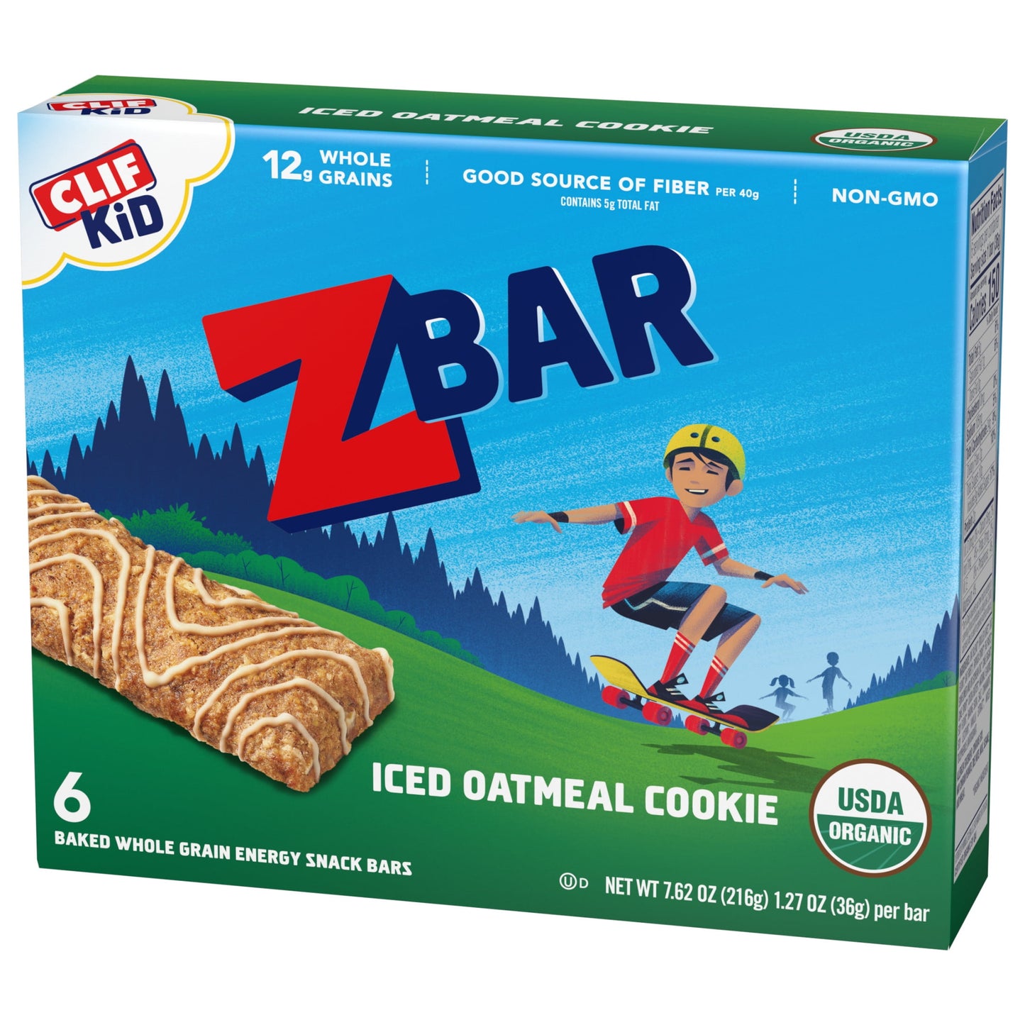 - Iced Oatmeal Cookie - Soft Baked Whole Grain Snack Bars - USDA Organic - Non-Gmo - Plant-Based - 1.27 Oz. (6 Pack)