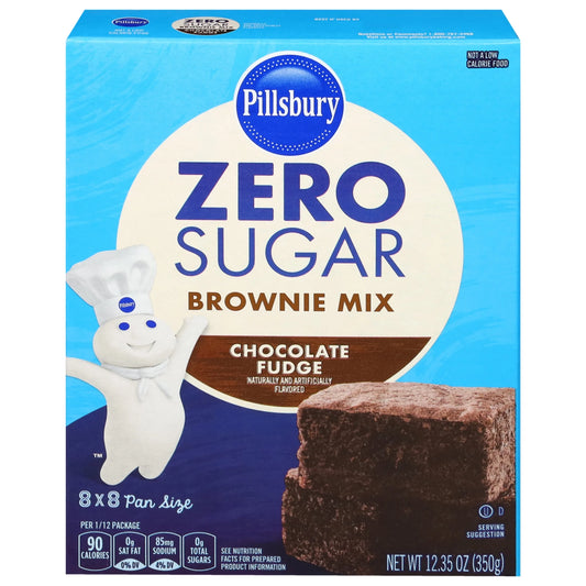 Zero Sugar Chocolate Fudge Flavored Brownie Mix, 12.35 Oz Box