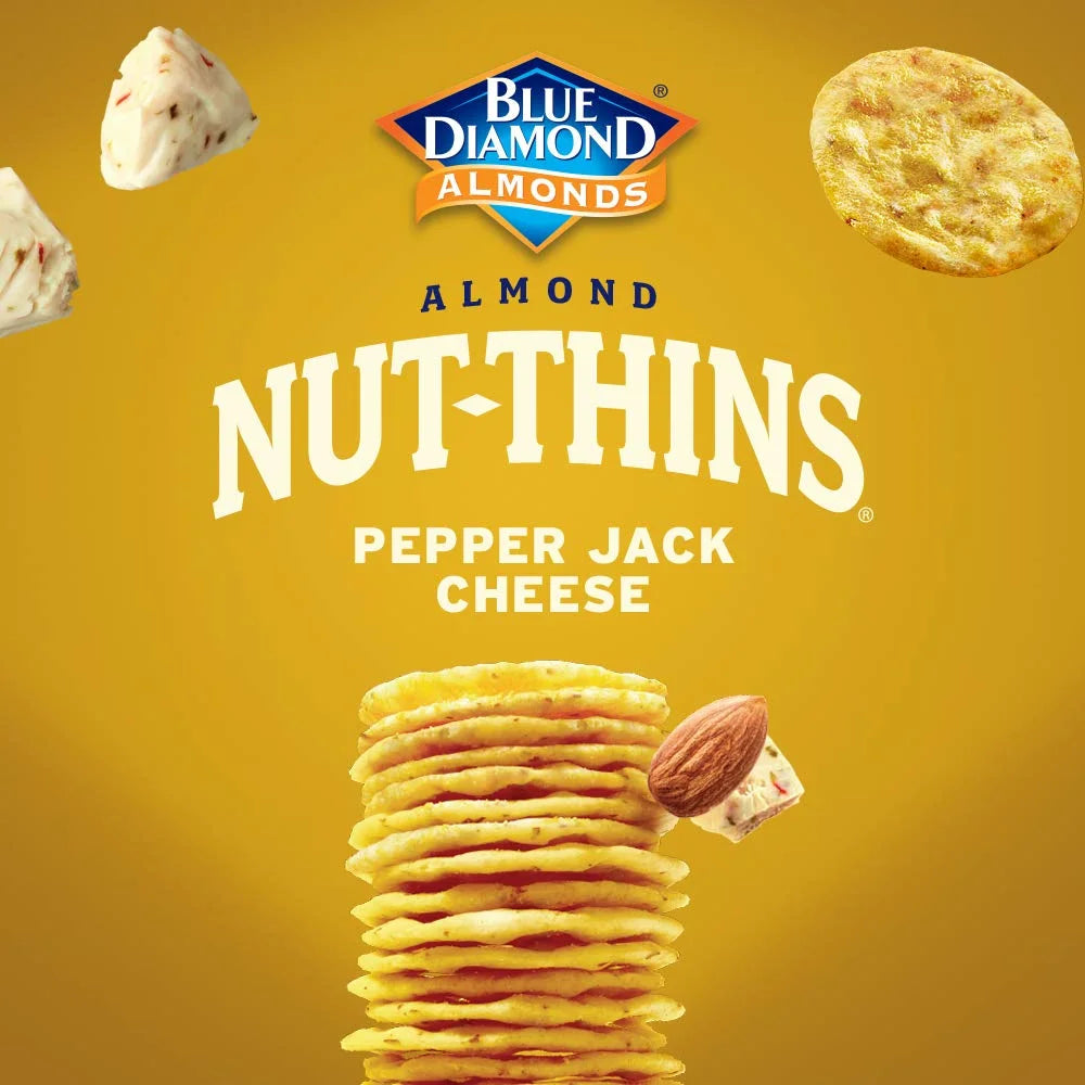 Almond Nut-Thins - Pepper Jack Cheese 4.25 Oz Pkg