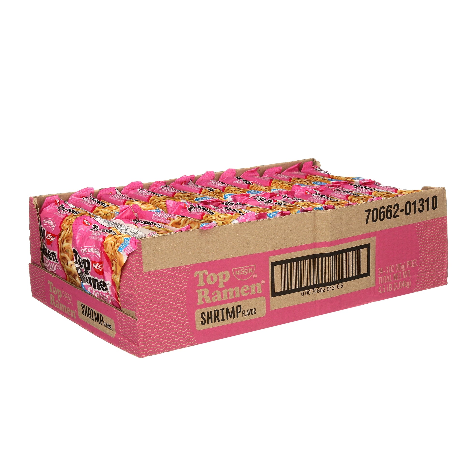 (24 Pack)  Shrimp Flavor Top Ramen Noodles, 3 Oz