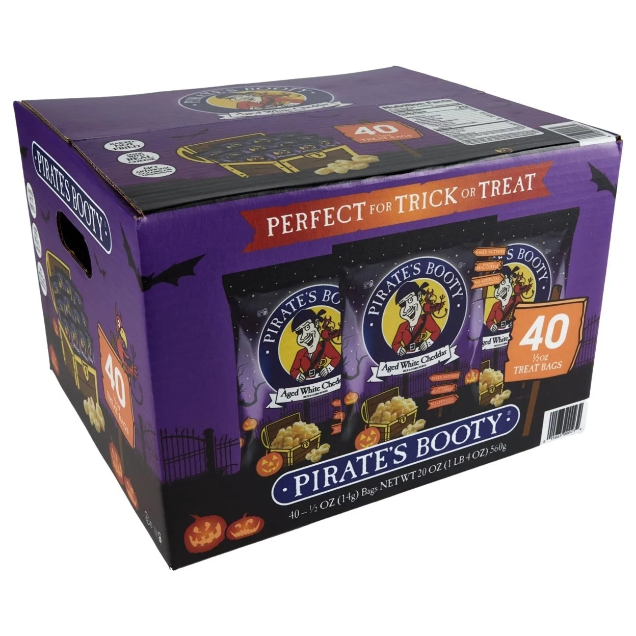 Aged White Cheddar Puffs Halloween, 0.5 Ounce (40 Count)