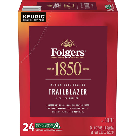 1850 Trailblazer, Medium-Dark Roast Coffee, Keurig K-Cup Pods, 24-Coun