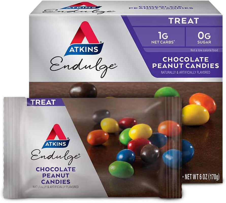 Endulge Chocolate Peanut Candies, Dessert Favorite, 0G Sugar, 20 Count