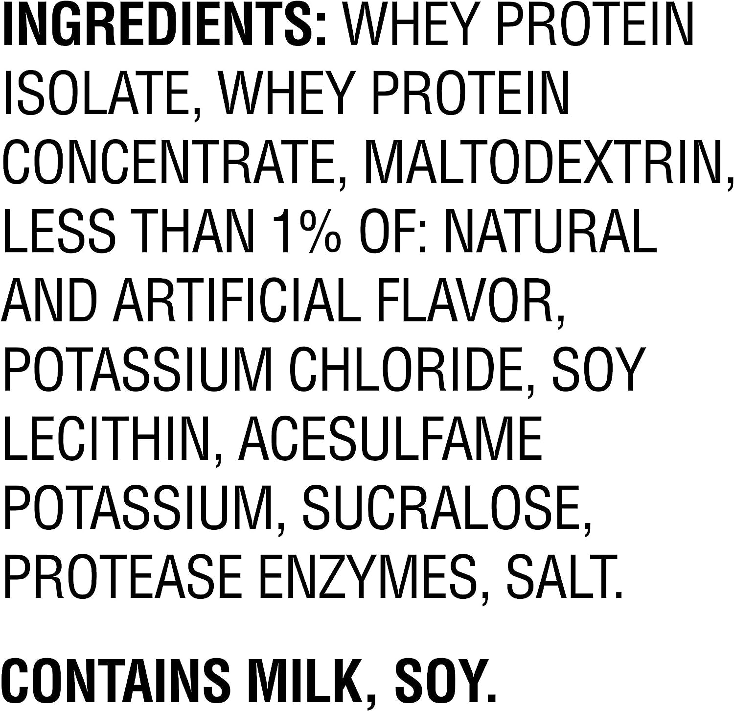 100% Whey Protein Powder, Vanilla, 5 Pound, 68 Servings, 25G Protein, 2G Sugar, Low in Fat, NSF Certified for Sport, Energizing Snack, Workout Recovery, Packaging May Vary