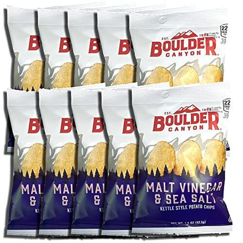 Tribeca Curations | Kettle Style Potato Chips from Boulder | 1.5 Oz | (Malt