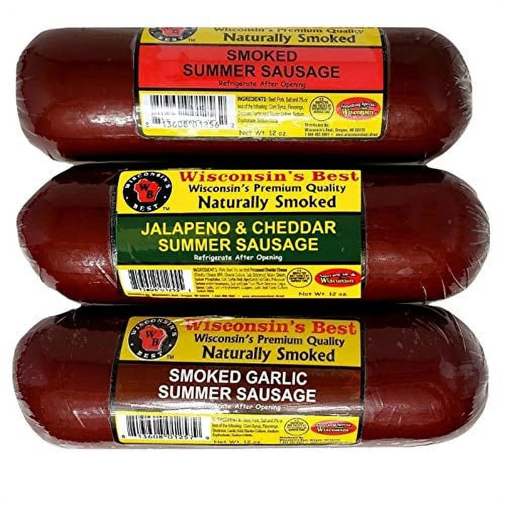 The Man'S Snacker Sausage, Cheese & Cracker Gift Basket. 100%  and Sausage Gift. 7 Piece Gift Set. Gifts for Birthdays & Holidays. a 4Th of July Party Food Gifts to Send!