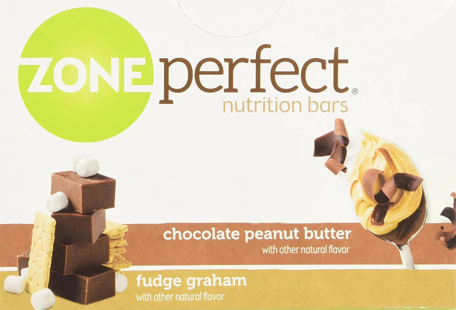 Nutrition Bars, Fudge Graham/Chocolate Peanut Butter - 1.76Oz, 24 Ct