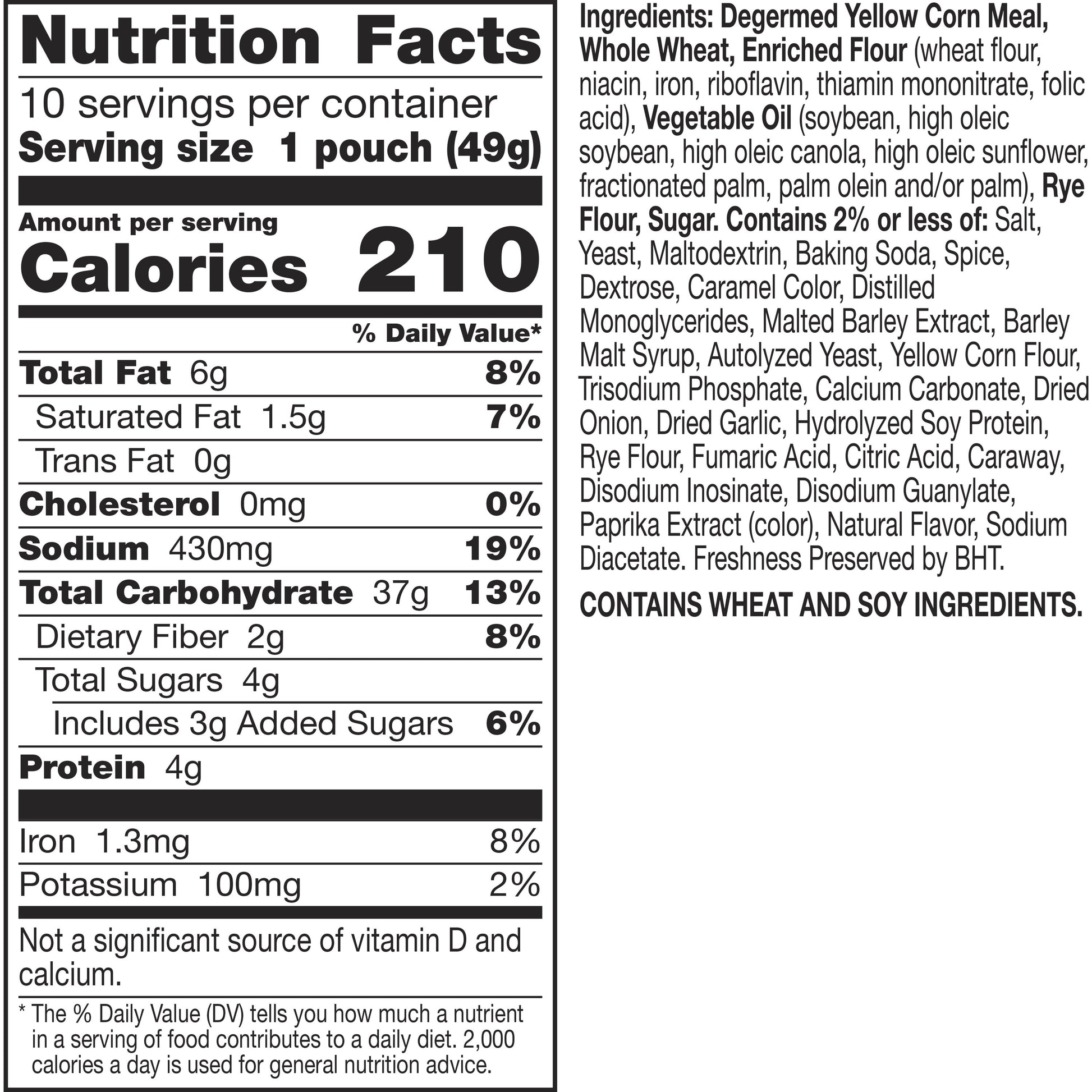 Snack Party Mix, Traditional, Multipack, Pub Mix Snack Bags, 10 Ct