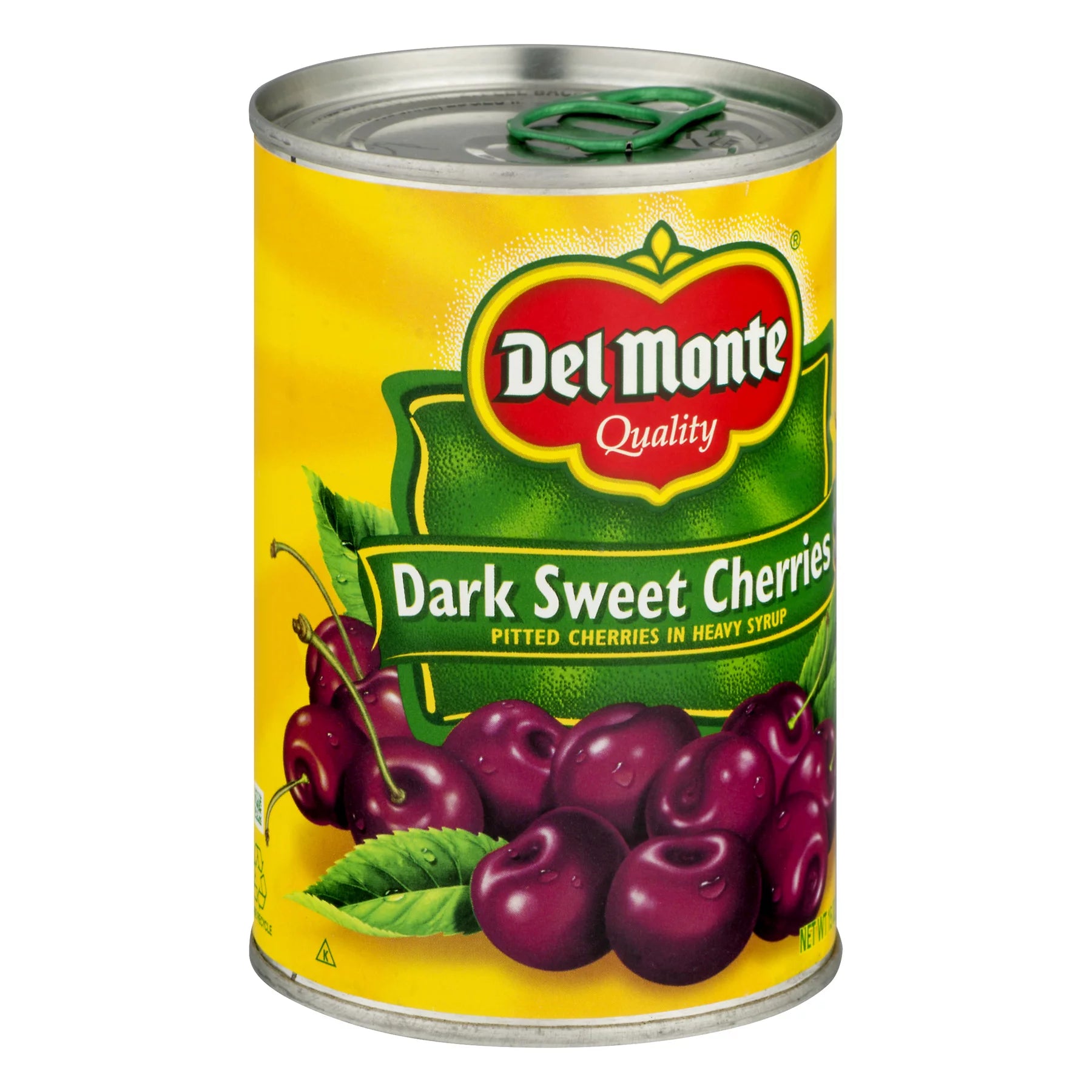 Canned Dark Sweet Pitted Cherries, Heavy Syrup, 15 Oz Can