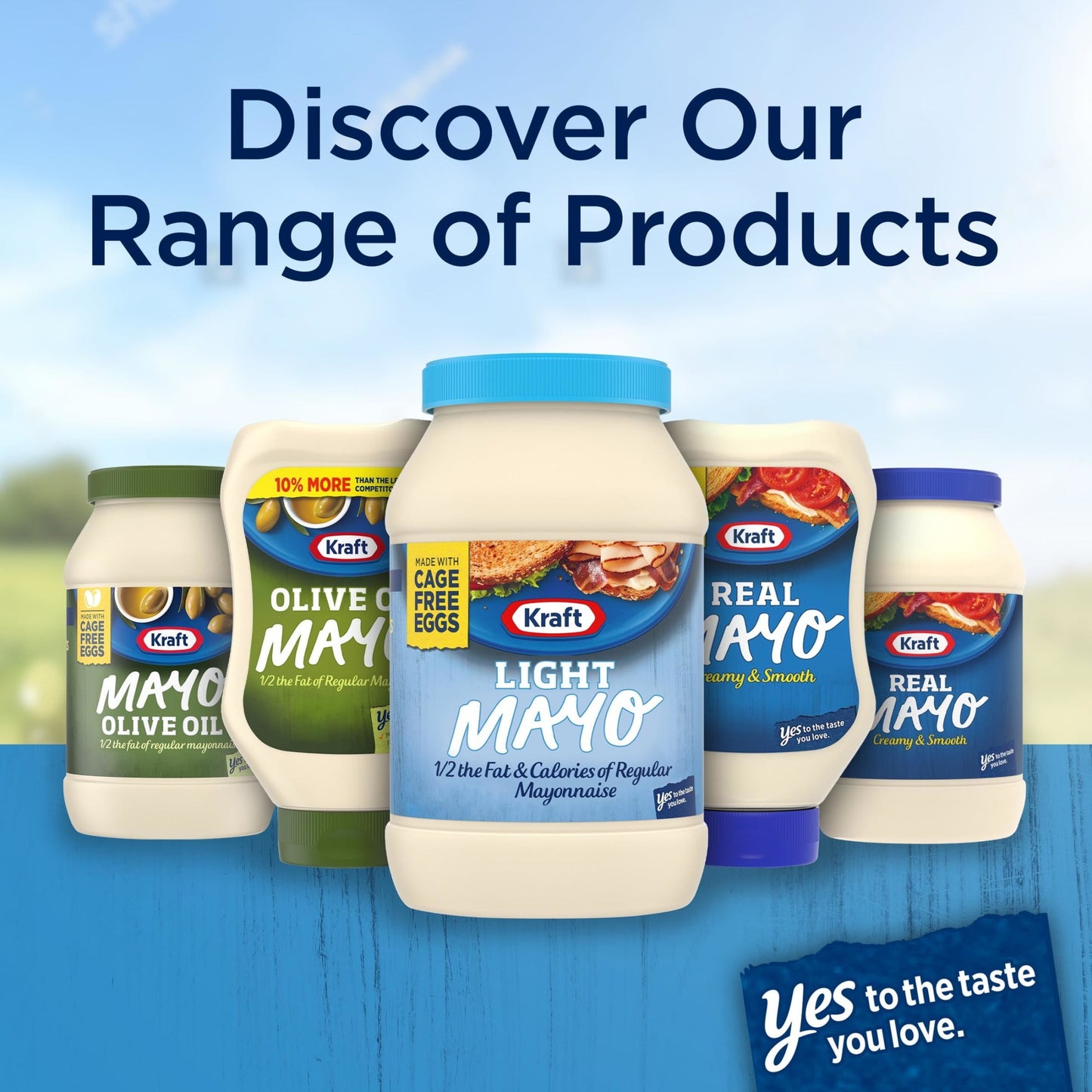 Light Mayo with 1/2 the Fat & Calories of Regular Mayonnaise, 30 Fl Oz Jar