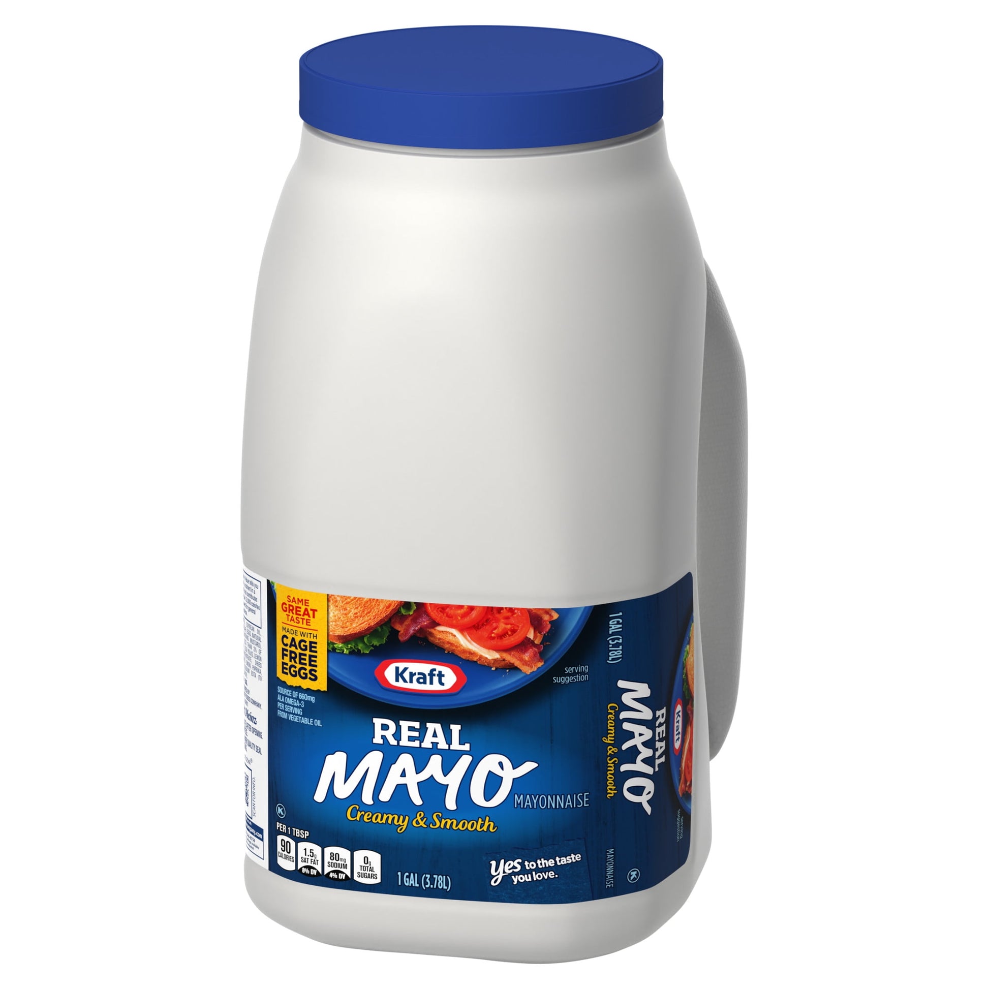 Real Mayo Creamy & Smooth Mayonnaise, 1 Gal Jug