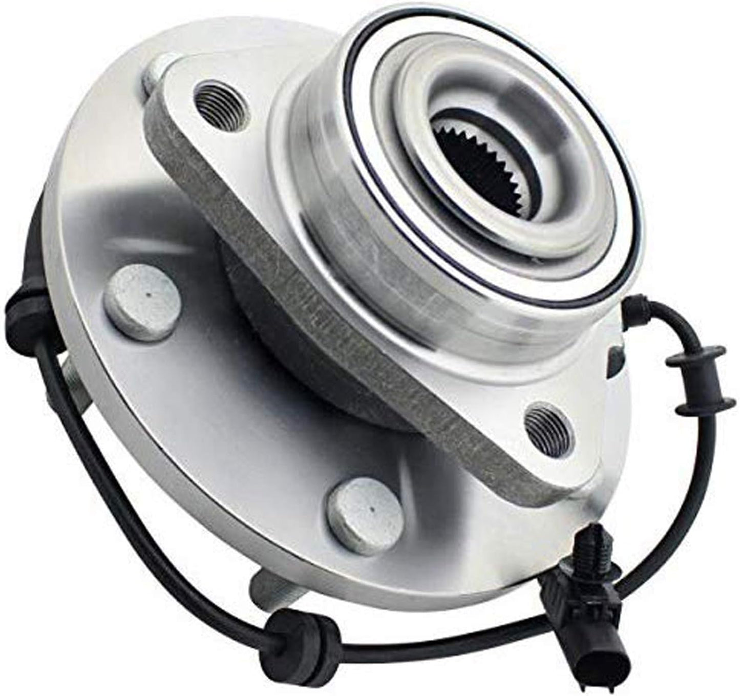 515156 Front Wheel Bearing & Hub Assembly 2WD with 6 Lugs Fit for 2012-2015 Nissan Armada, 2012-2015 Nissan Titan Wheel Hub Bearing Assembly, RWD -2Pc