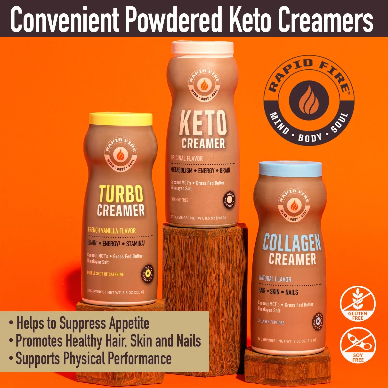 Ketogenic Creamer with Mcts, Grass Fed Butter, Himalayan Pink Salt, 8.5 Oz., 20 Servings