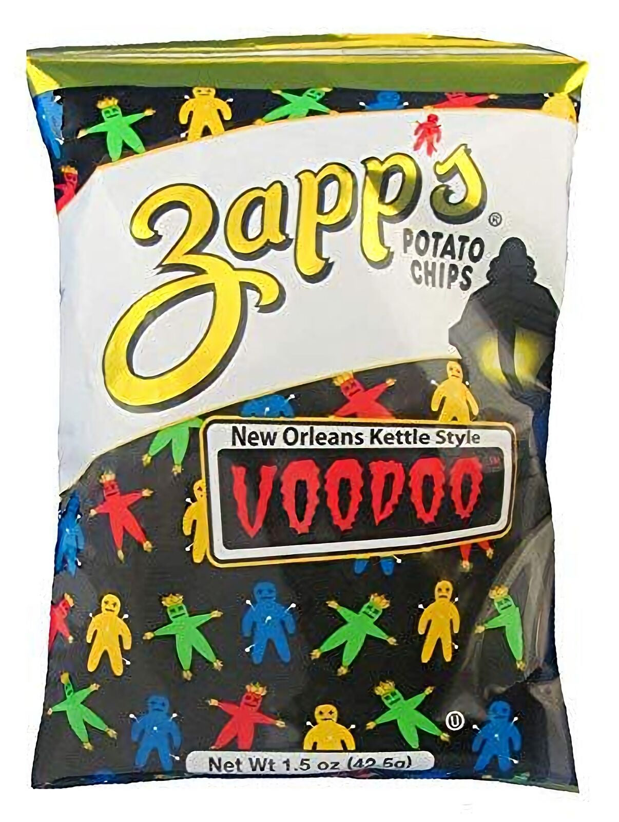 Zapp'S Potato Chips, Voodoo New Orleans Kettle Style, 1.5Oz (24 Pack)