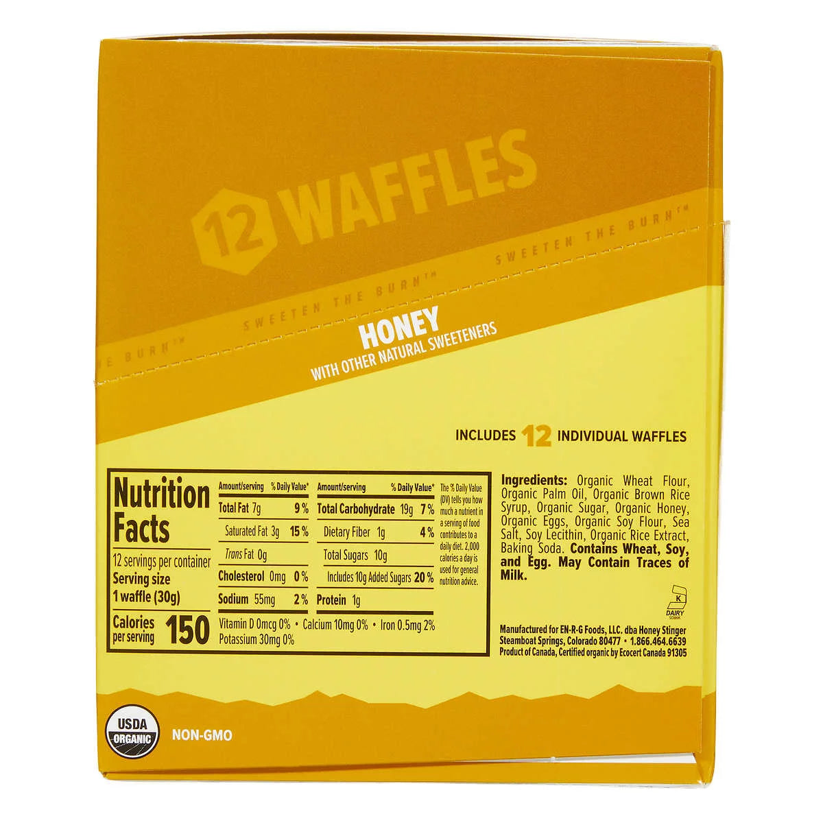 Energy Waffles, 12 Pack, Honey (2-PACK)