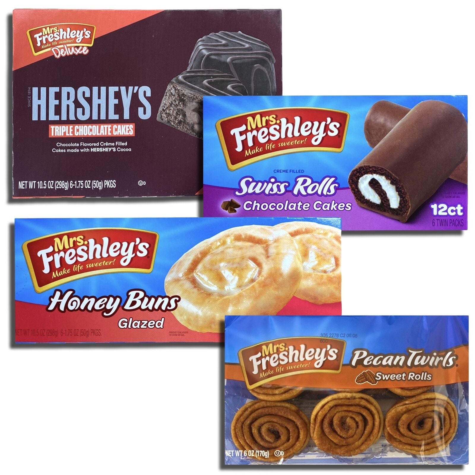Tribeca Curations | Mrs. Freshley'S Snack Cakes Combo Packs Bundle | (Pecan