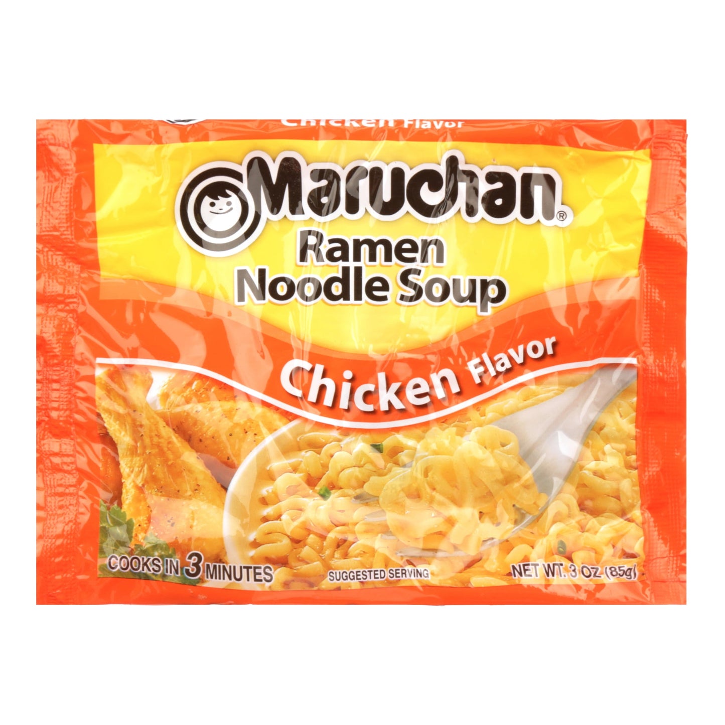 (48 Pack)  Ramen Noodle Chicken Flavor Soup, 3 Oz, 12 Count Shelf Stable Package