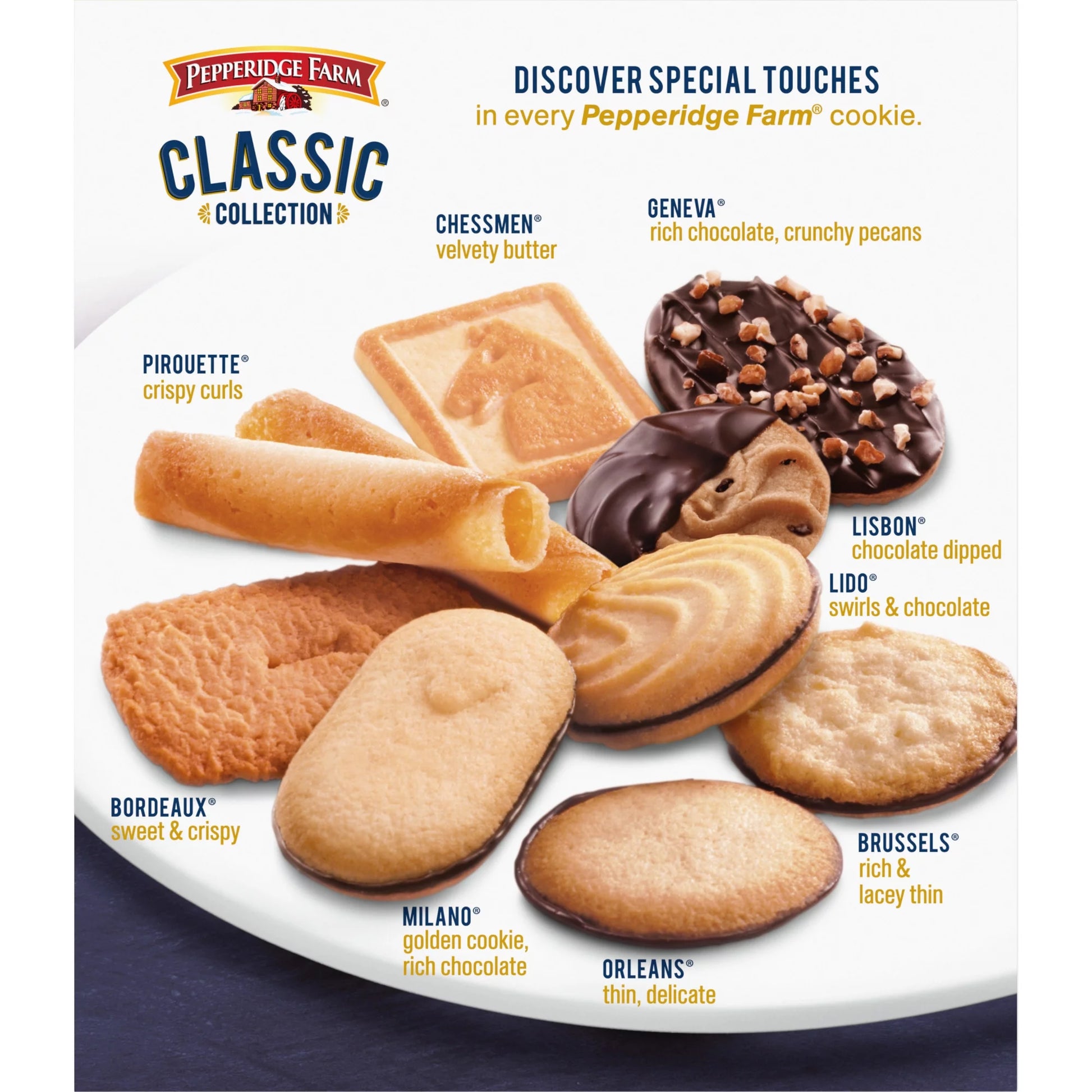 Cookies Classic Collection, 9 Cookie Varieties, 13.25 Oz. Box