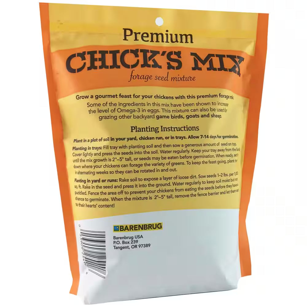 1 Lb. Premium Chick'S Mix Forage Seed Mixture