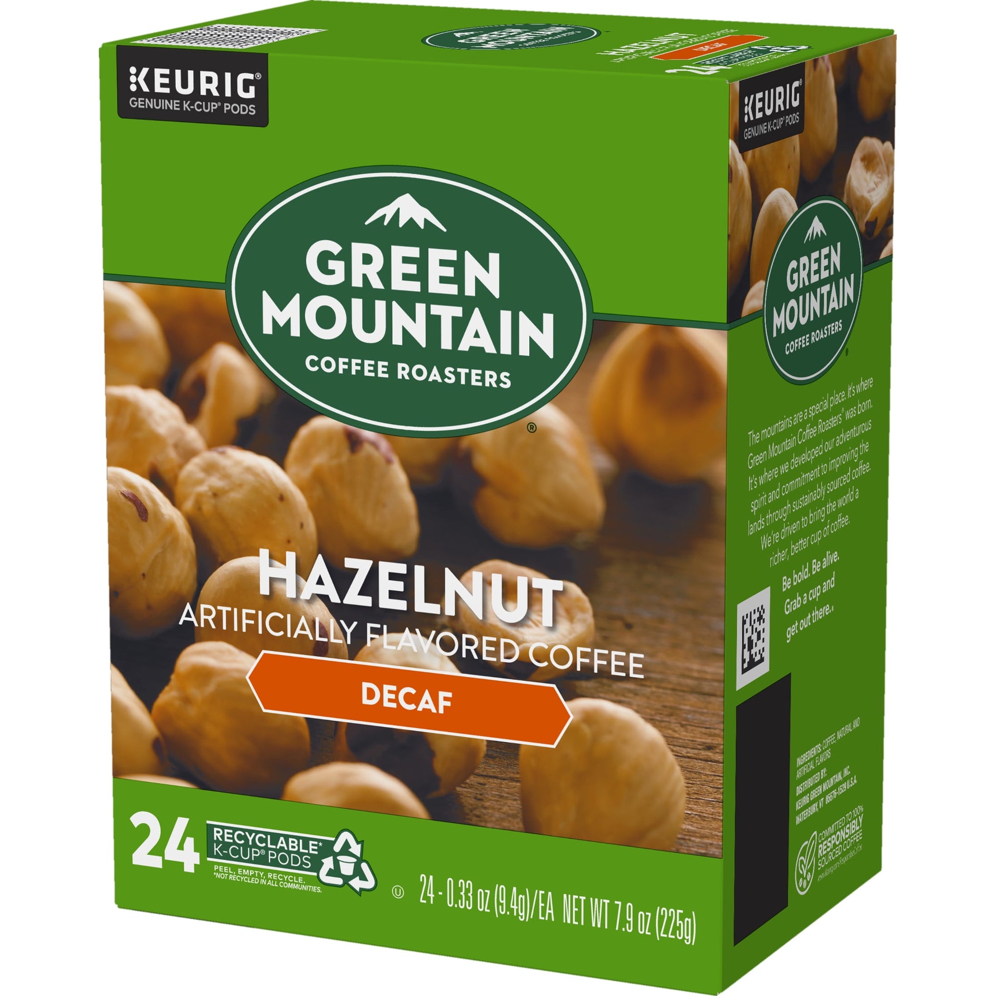 , Decaf Hazelnut Light Roast K-Cup Coffee Pods, 24 Count