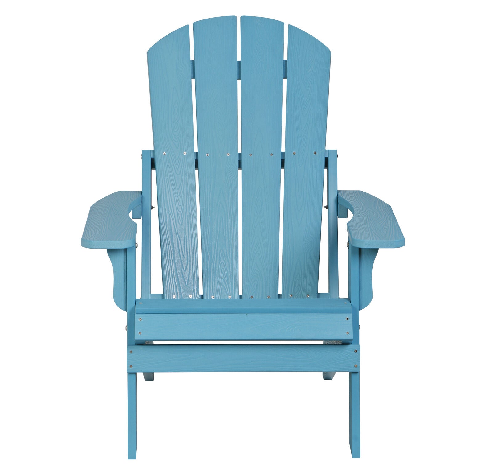 HDPS Folding Poly Lumber Adirondack Chair Patio Outdoor All Weather Resistant