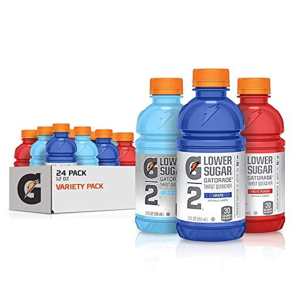 G2 Thirst Quencher, 3-Flavor Variety Pack, 24 Count