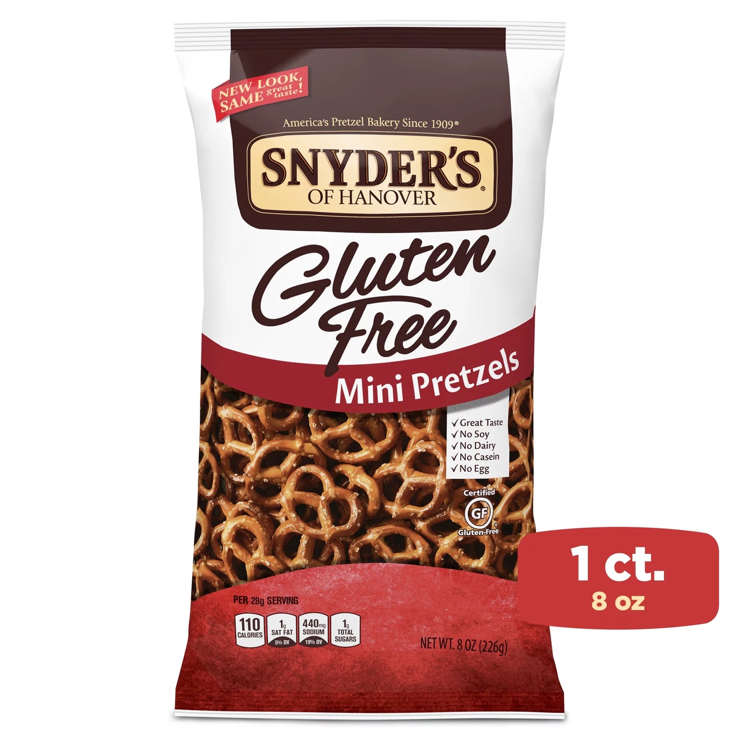 , Gluten Free Mini Pretzels, 8 Oz Bag