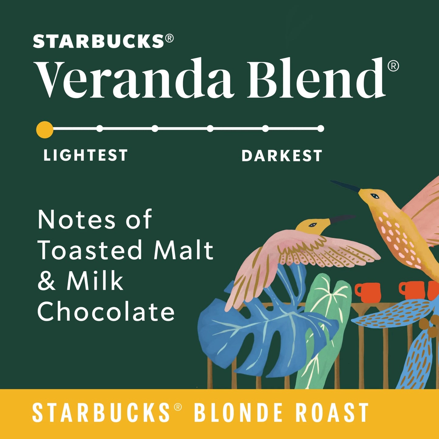 , Veranda Blend Blonde Roast K-Cup Coffee Pods, 44 Count K Cups