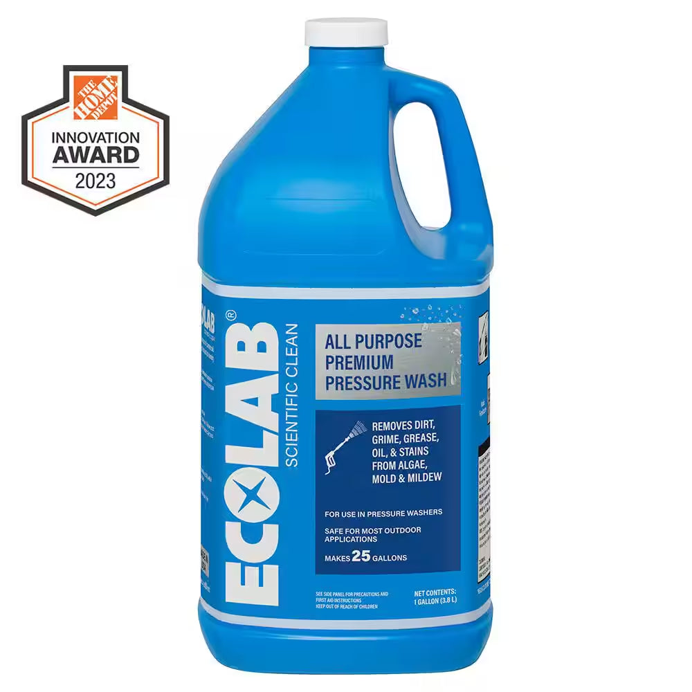 1 Gal. All Purpose Premium Pressure Wash Concentrate, Removes Stains on Patios, Cars, Wood and Utility Trailers