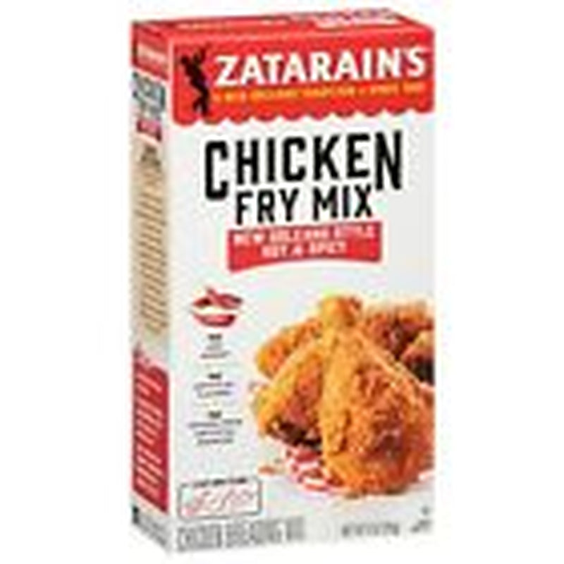 8-Pack Zatarain'S New Orleans Style Hot & Spicy Chicken Fry Mix, No MSG, 9 Oz