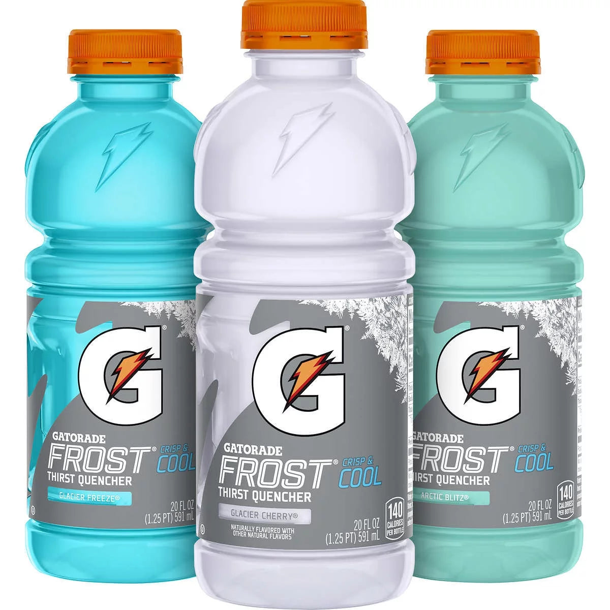 Frost Thirst Quencher Sport Drink, Variety, 20 Fl Oz, 24 Bottles