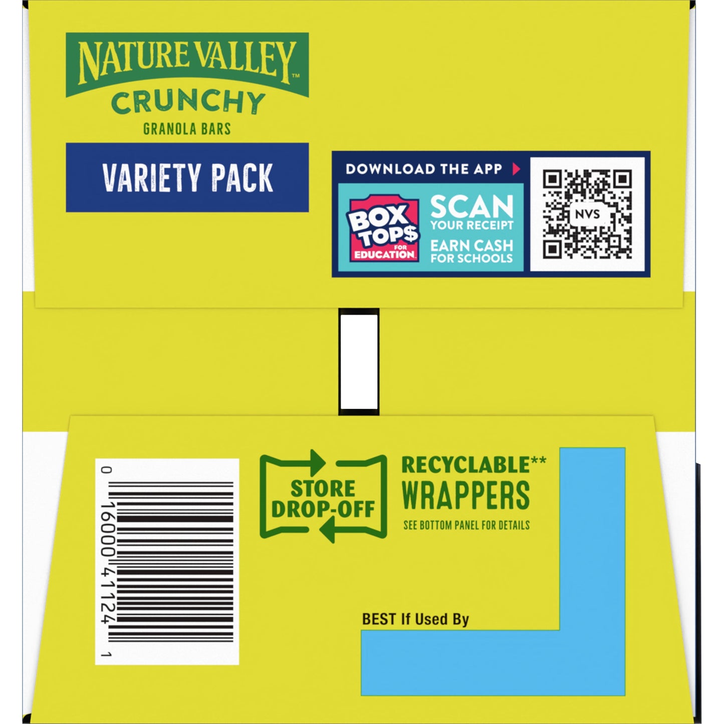 Nature Valley Crunchy Granola Bars, Variety Pack, 60 Bars, 44.7 OZ Count (30 Pouches)