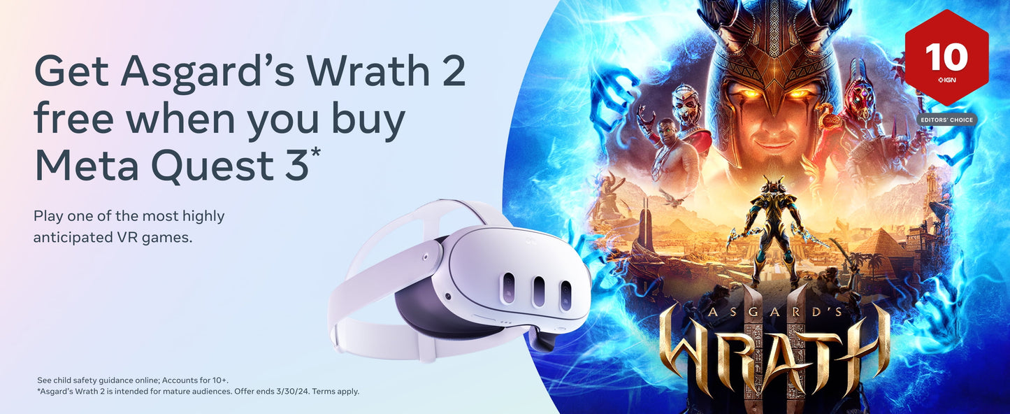 3 - 128GB — Breakthrough Mixed Reality — Powerful Performance — Asgard’S Wrath 2 Bundle