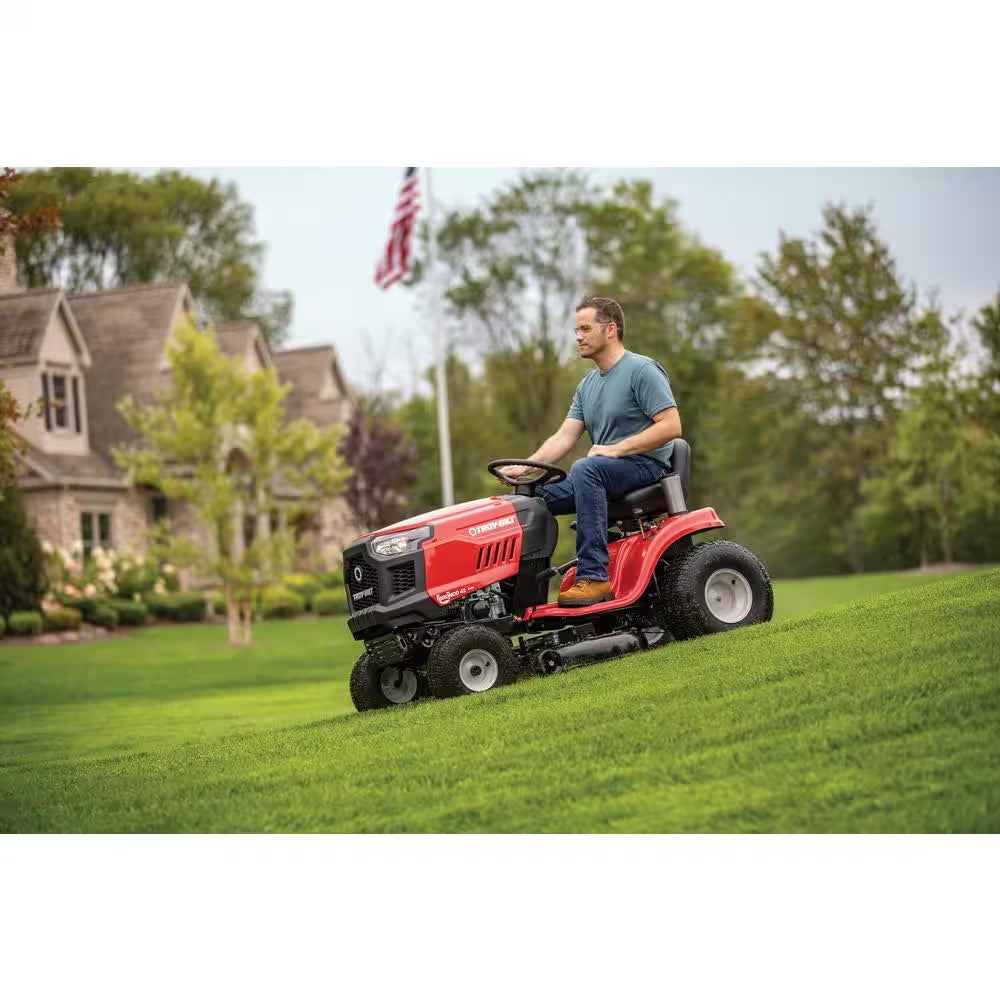 Bronco 42 In. 547CC Engine Automatic Drive Gas Riding Lawn Mower